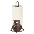 Home Basics Steel Owl Paper Towel Holder, Bronze PH01781